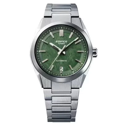 CASIO EDIFICE EFK-100D-3ADR Green Dial Automatic Men's Watch -ED671 - Image 2