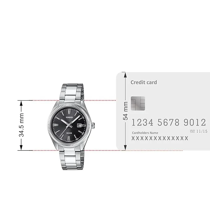 Casio ENTICER LADIES LTP-1302D-1A1VDF - A1535 STANDARD ANALOG WATCH - Image 6