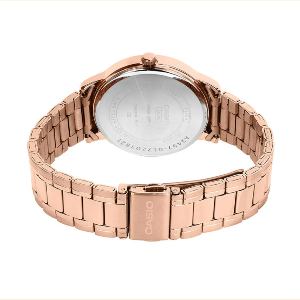 Casio ENTICER LADIES LTP-SN6KR-8A Analog Women's Watch A2497 - Image 5