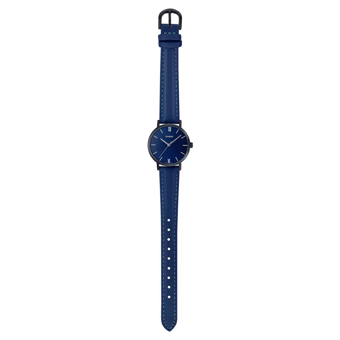 Casio ENTICER LADIES LTP-VT02BL-2AUDF - Blue Leather Analog Watch A2001 - Image 5