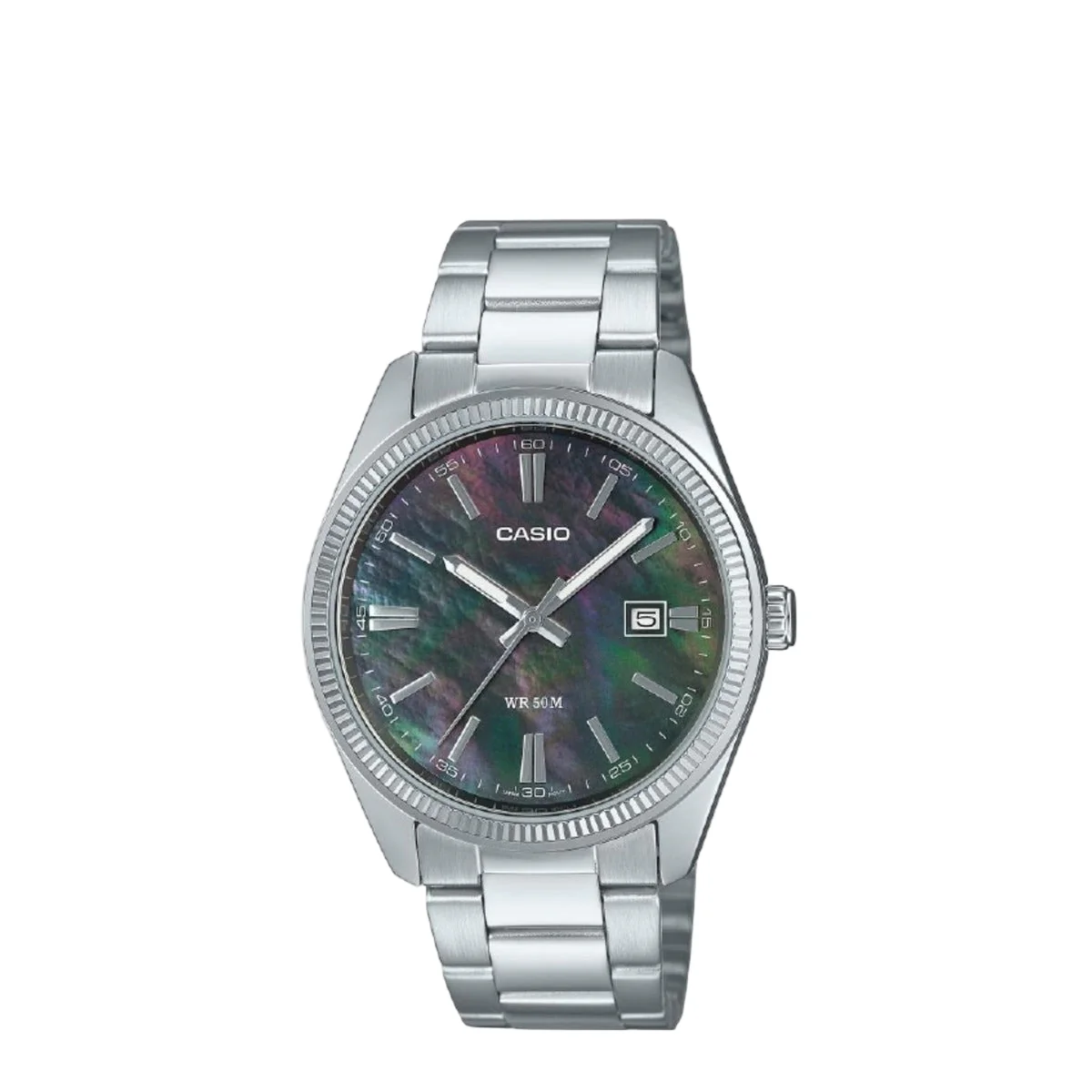 Casio Enticer Men  MTP-1302DS-1AVDF Metal Mother of pearl dial Watch A2489