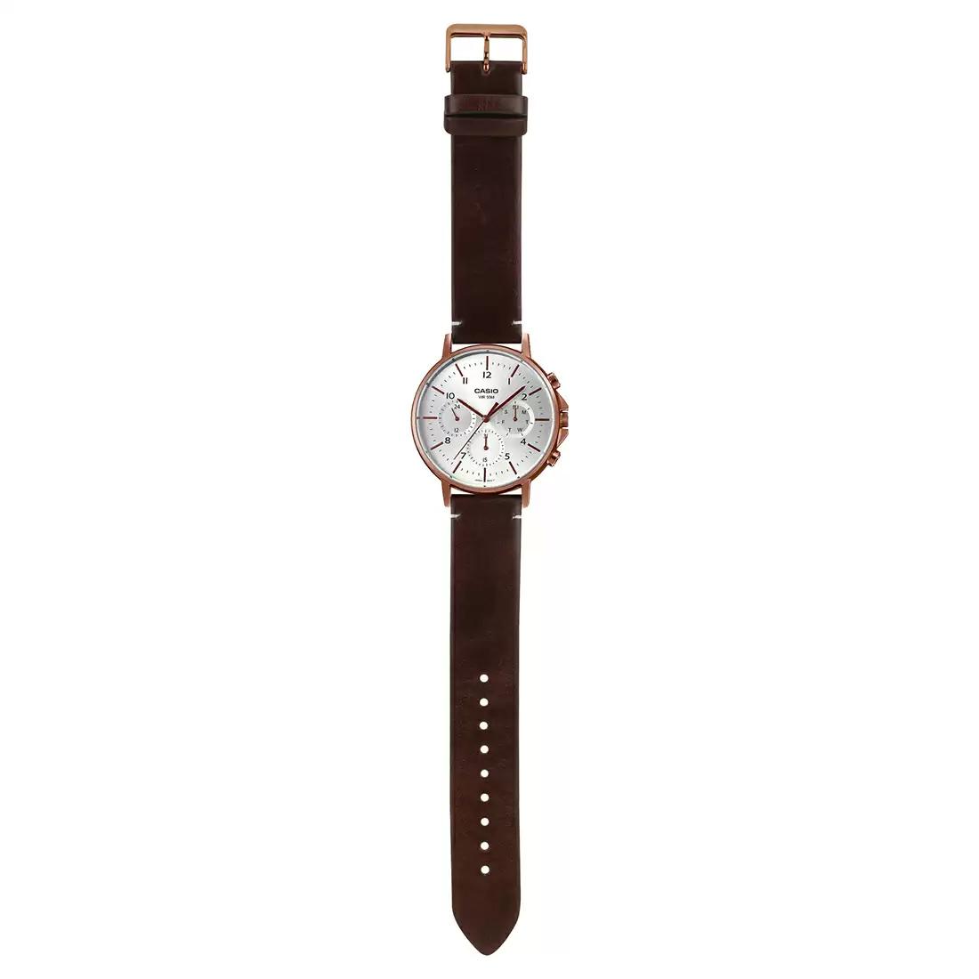 Casio ENTICER MEN MTP-E321RL-5AVDF Brown Leather Watch - A1850 - Image 4