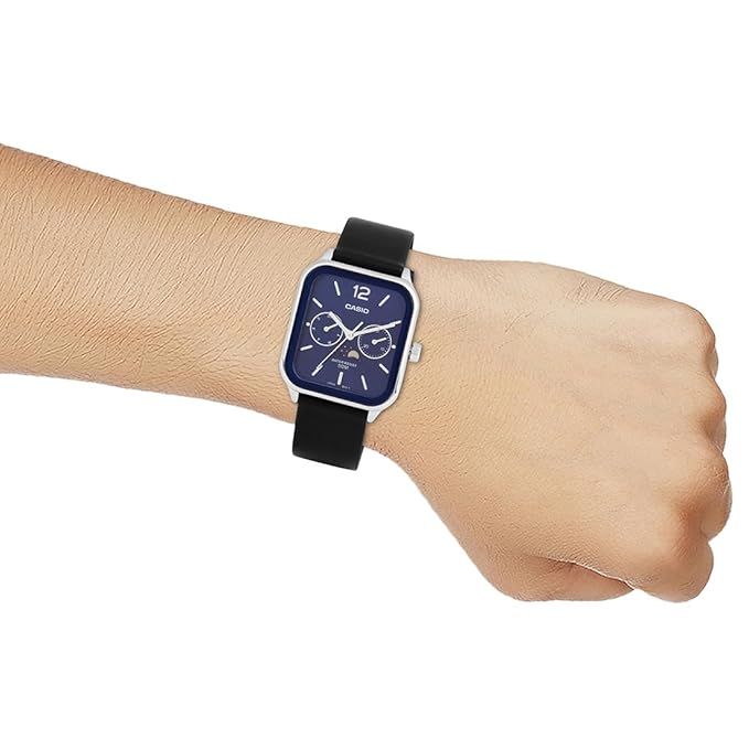 Casio ENTICER Men MTP-M305L-2AVDF	A2185 Analog Blue Dial Watch - Image 5