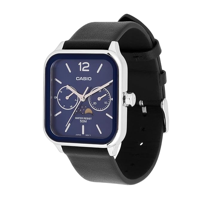 Casio ENTICER Men MTP-M305L-2AVDF	A2185 Analog Blue Dial Watch - Image 6