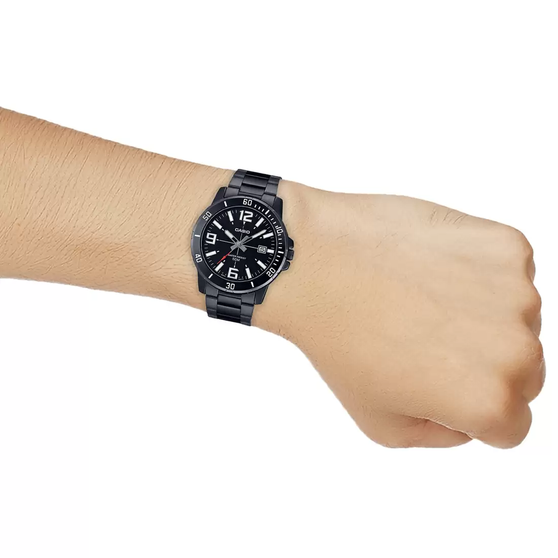 Casio ENTICER MEN MTP-VD01B-1BVUDF Black Analog Watch - A1979 - Image 6