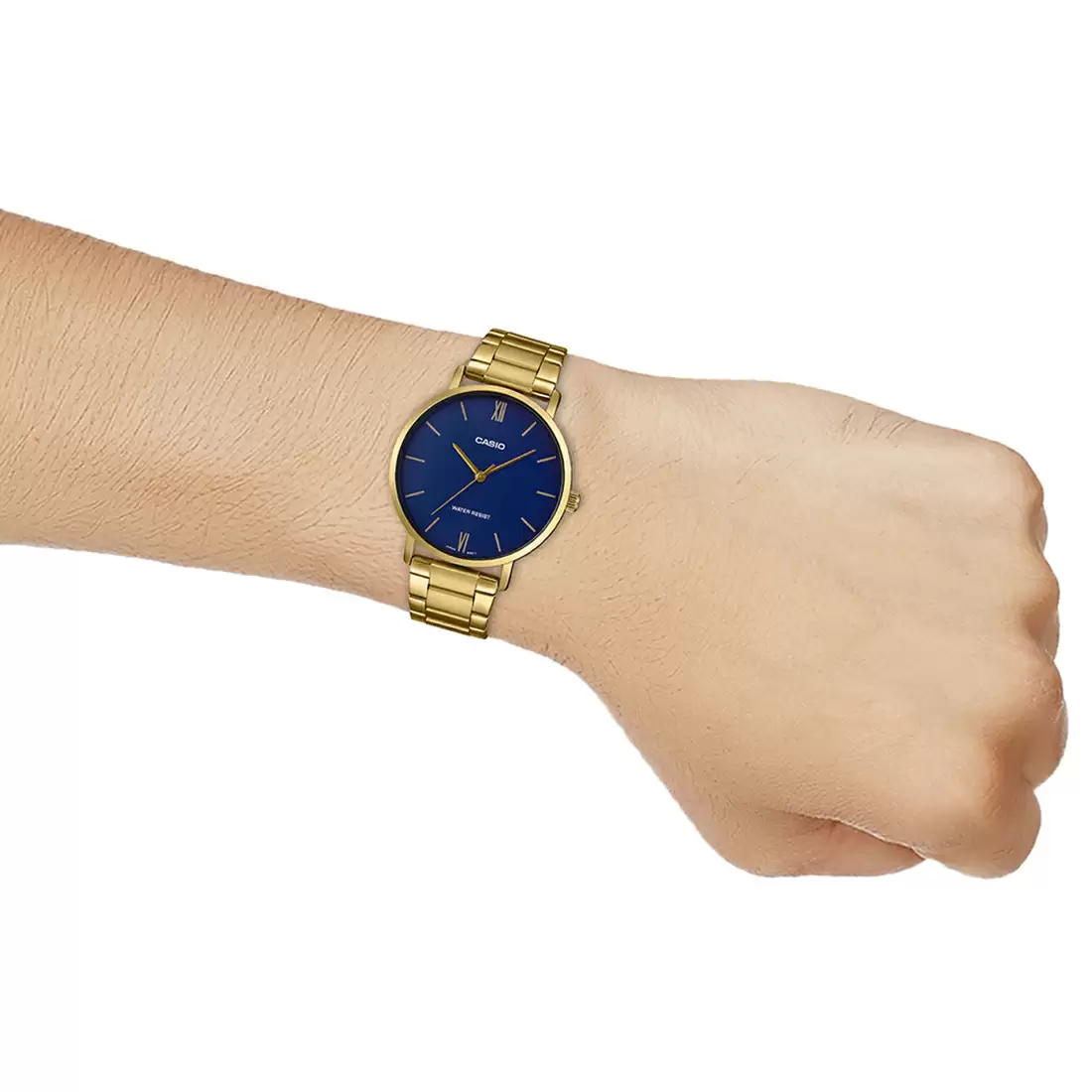Casio ENTICER MEN MTP-VT01G-2BUDF Blue Dial Analog Watch - A1778 - Image 5