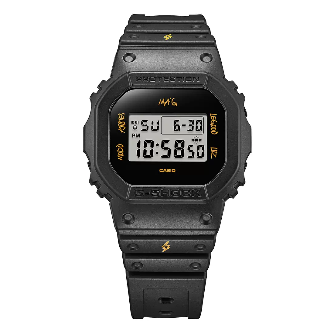 Casio G1652 G-SHOCK DWE-5600JB-1A9DR Digital Watch