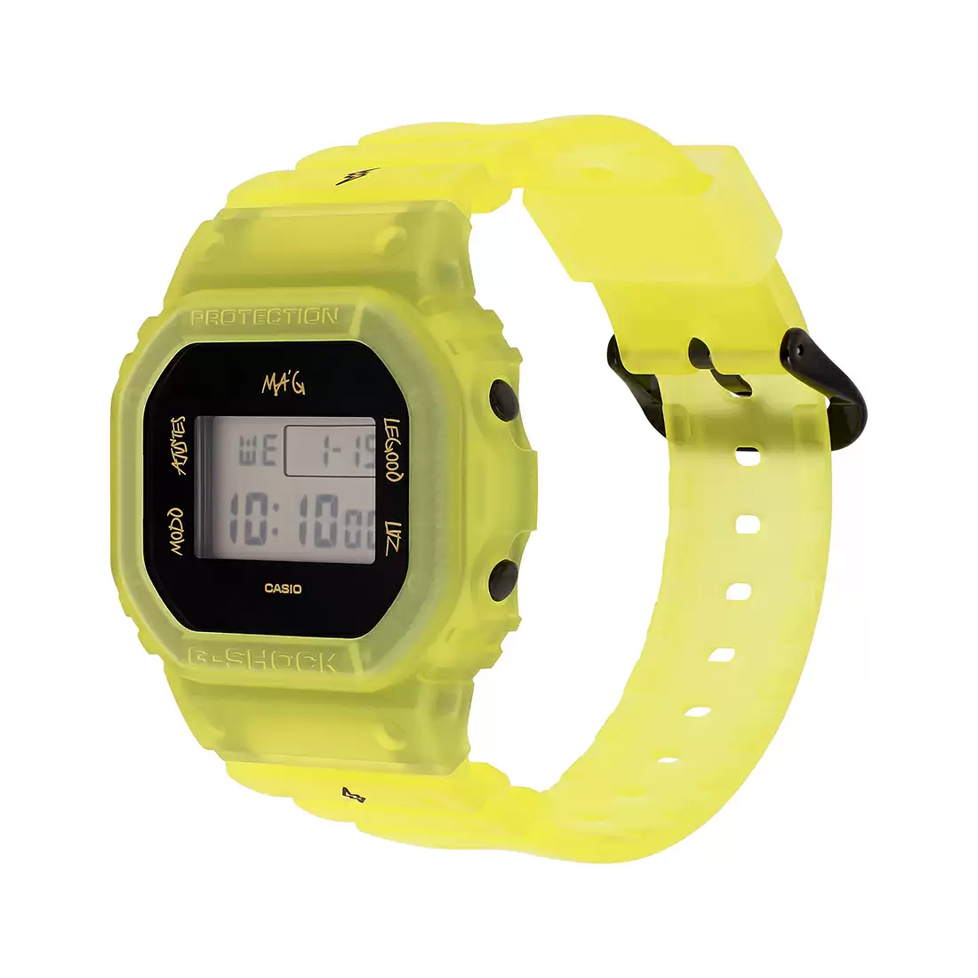Casio G1652 G-SHOCK DWE-5600JB-1A9DR Digital Watch - Image 5