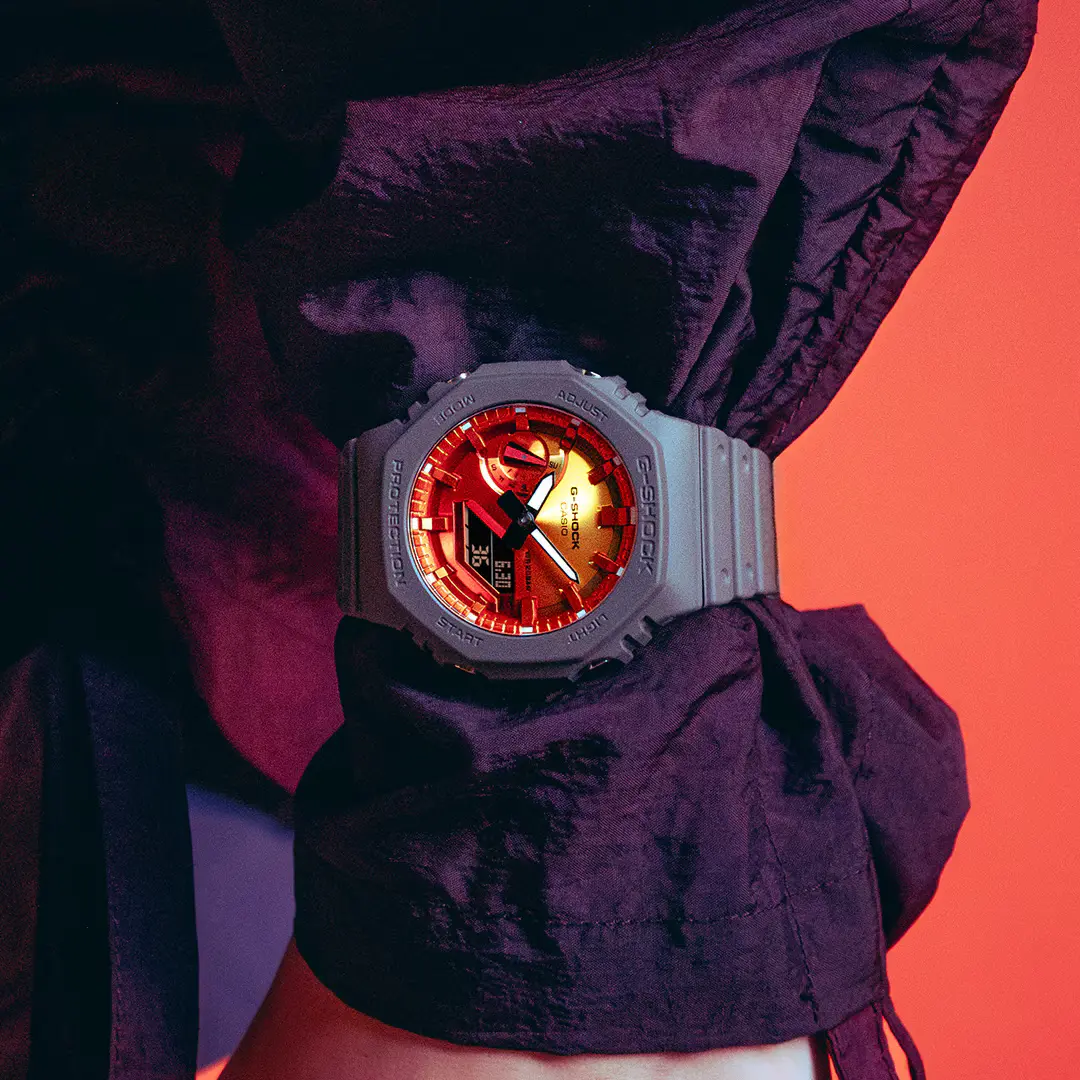 Casio G-SHOCK GA-2100FL-8ADR - G1651 Analog-Digital - Image 2