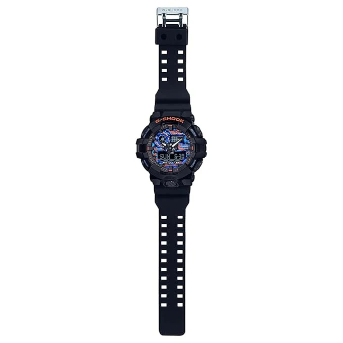 Casio G1098 GA-700CT-1ADR Black Analog Digital Men's Watch - Image 5