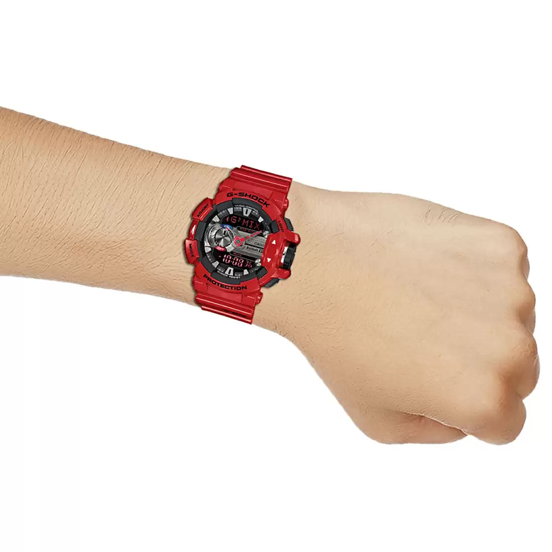 Casio G559 G-Shock GBA-400-4ADR Red Analog Digital Men's Watch - Image 5
