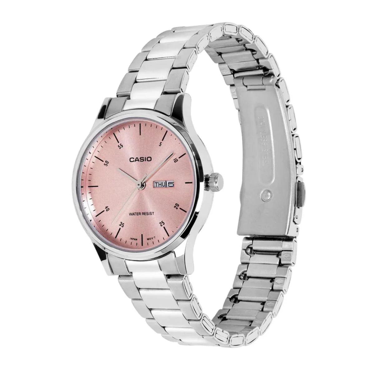 Casio Quartz Black Dial Analog Stainless Steel Women's Watch A2505 - Image 2
