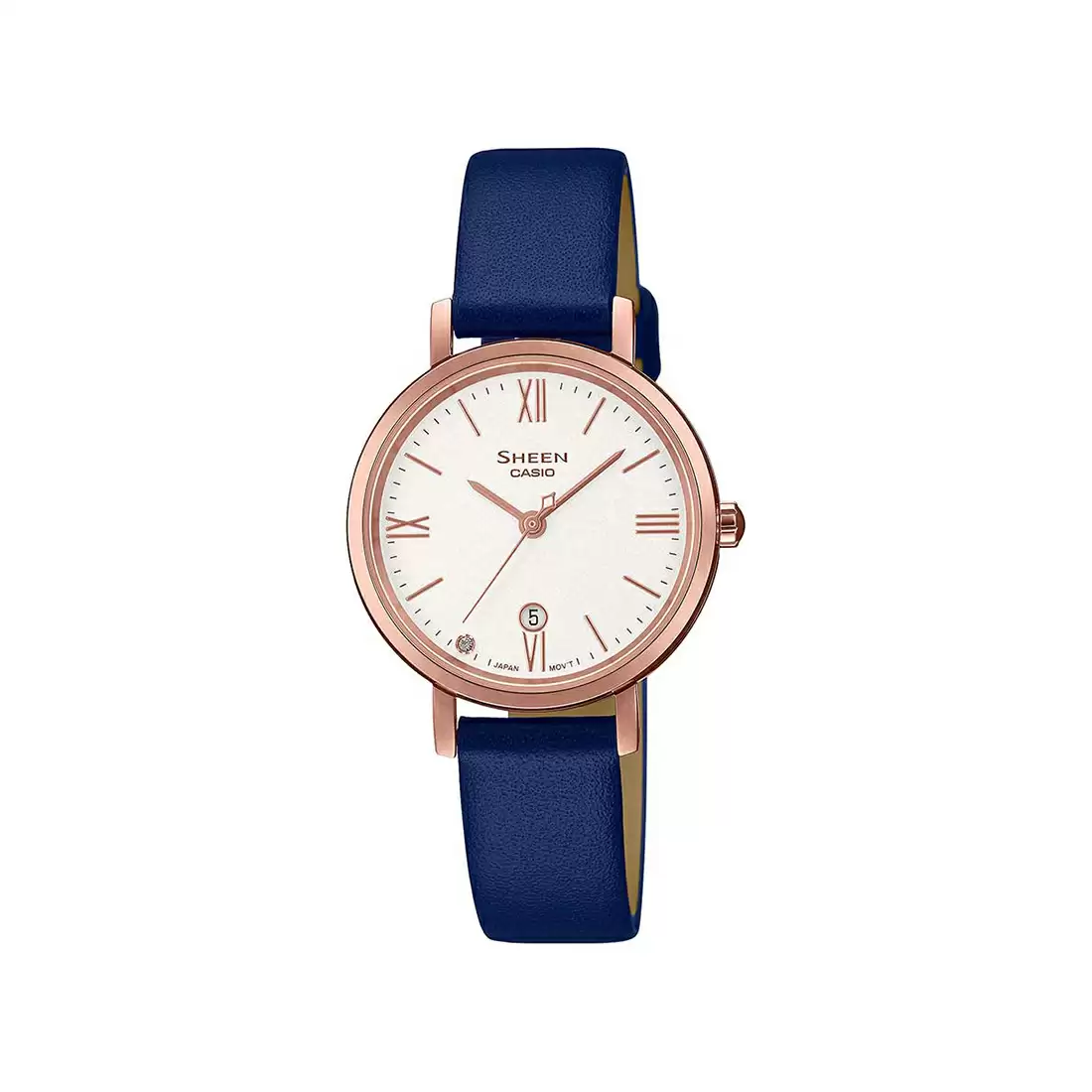 Casio SHEEN SHE-4540CGL-7AUDF - SX278 Sapphire Pink Gold IP - Women's Watch