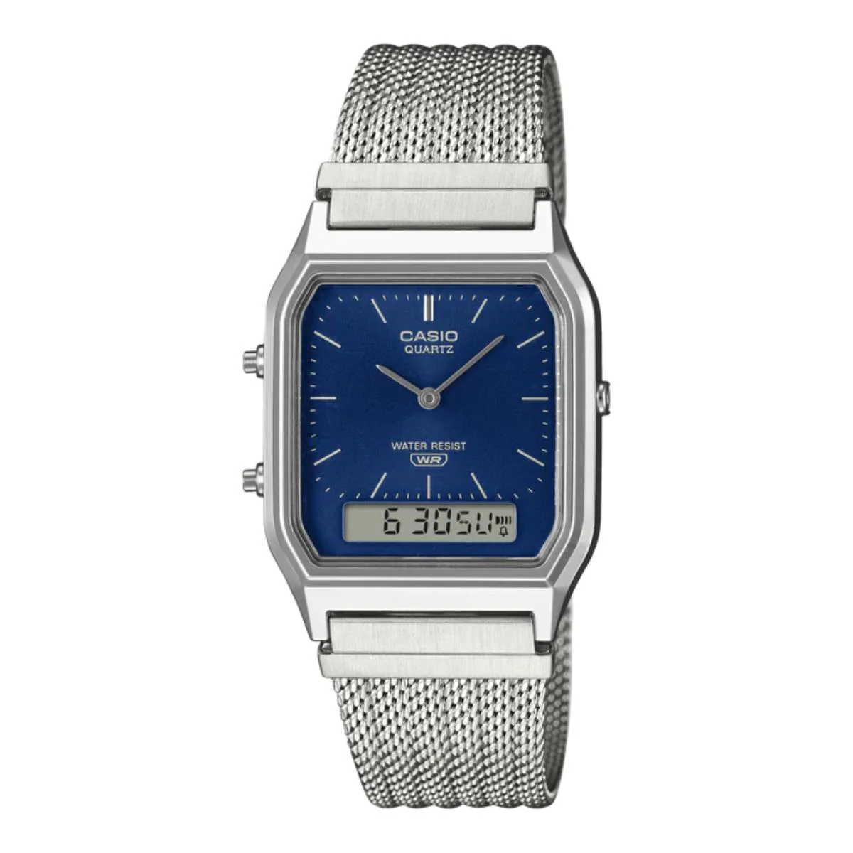 Casio Vintage AQ-230EM-2A Analog-Digital Unisex Watch D417