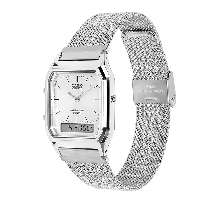 Casio VINTAGE AQ-230EM-7ADF Digital Analog Watch - D418 - Image 2