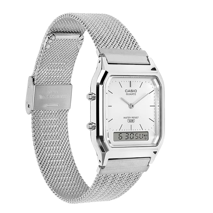 Casio VINTAGE AQ-230EM-7ADF Digital Analog Watch - D418 - Image 3