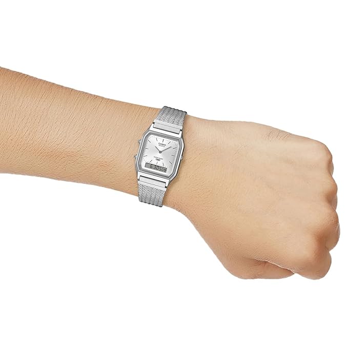 Casio VINTAGE AQ-230EM-7ADF Digital Analog Watch - D418 - Image 7