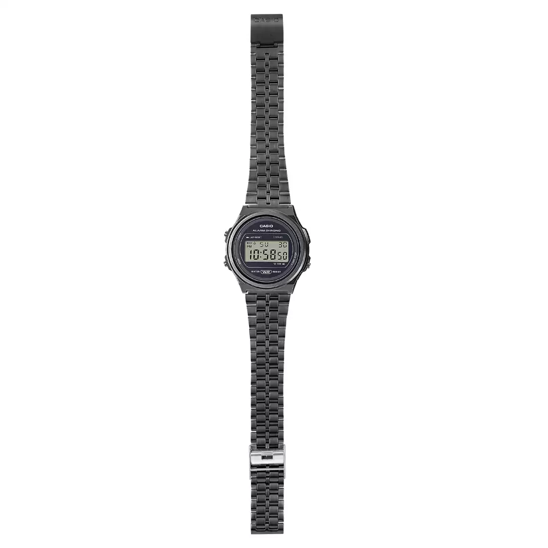 Casio VINTAGE COLLECTION A171WEGG-1ADF - D225 Black Digital - Unisex Watch - Image 5