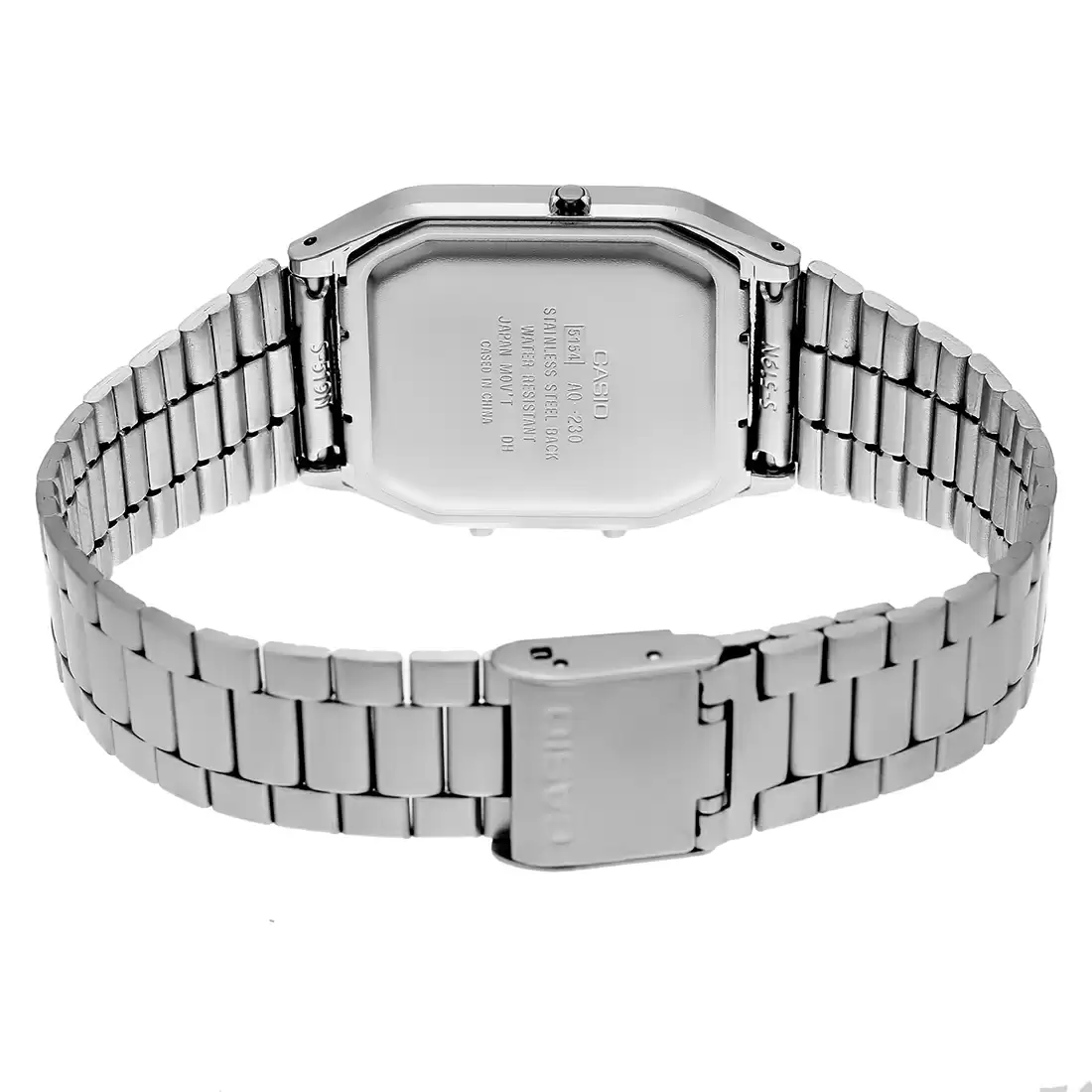 Casio VINTAGE COLLECTION AQ-230A-1DMQ - AD01 Grey Analog-Digital - Unisex Watch - Image 4