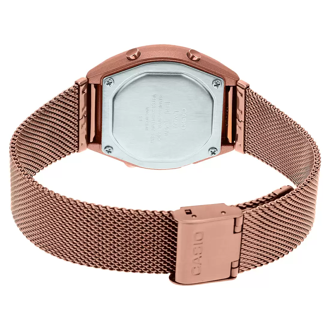 Casio VINTAGE COLLECTION B640WMR-5ADF - D216 Rose Gold Digital - Unisex Watch - Image 4