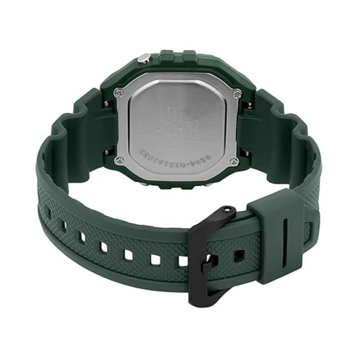 Casio W-218H-3BVDF Resin Black Digital Dial Men Watch D394 - Image 4