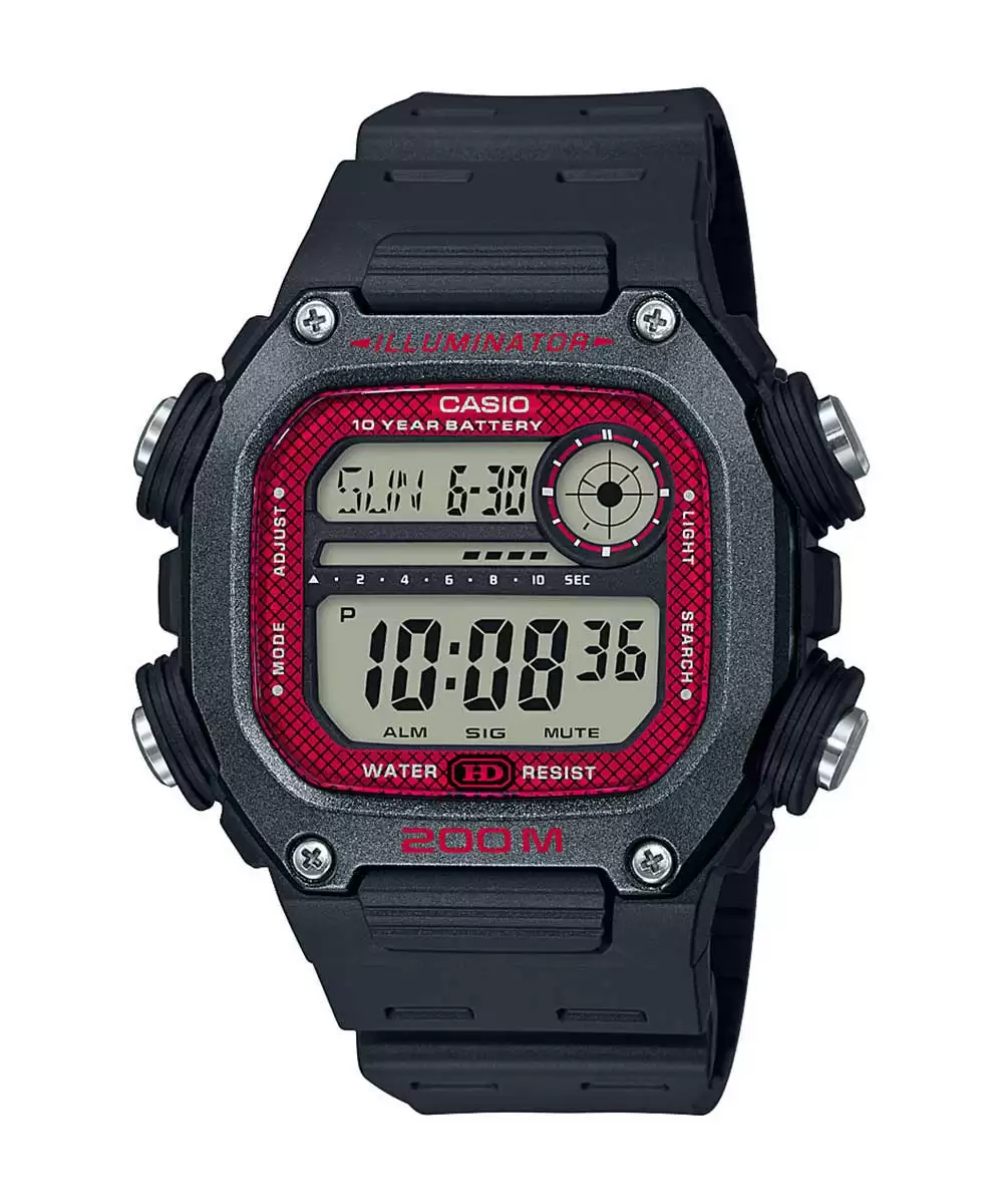 Casio YOUTH DW-291H-1BVDF - I117 Black Digital - Unisex Watch
