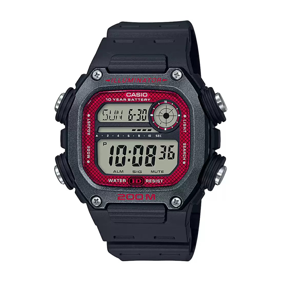 Casio YOUTH DW-291H-1BVDF - I117 Black Digital - Unisex Watch - Image 2