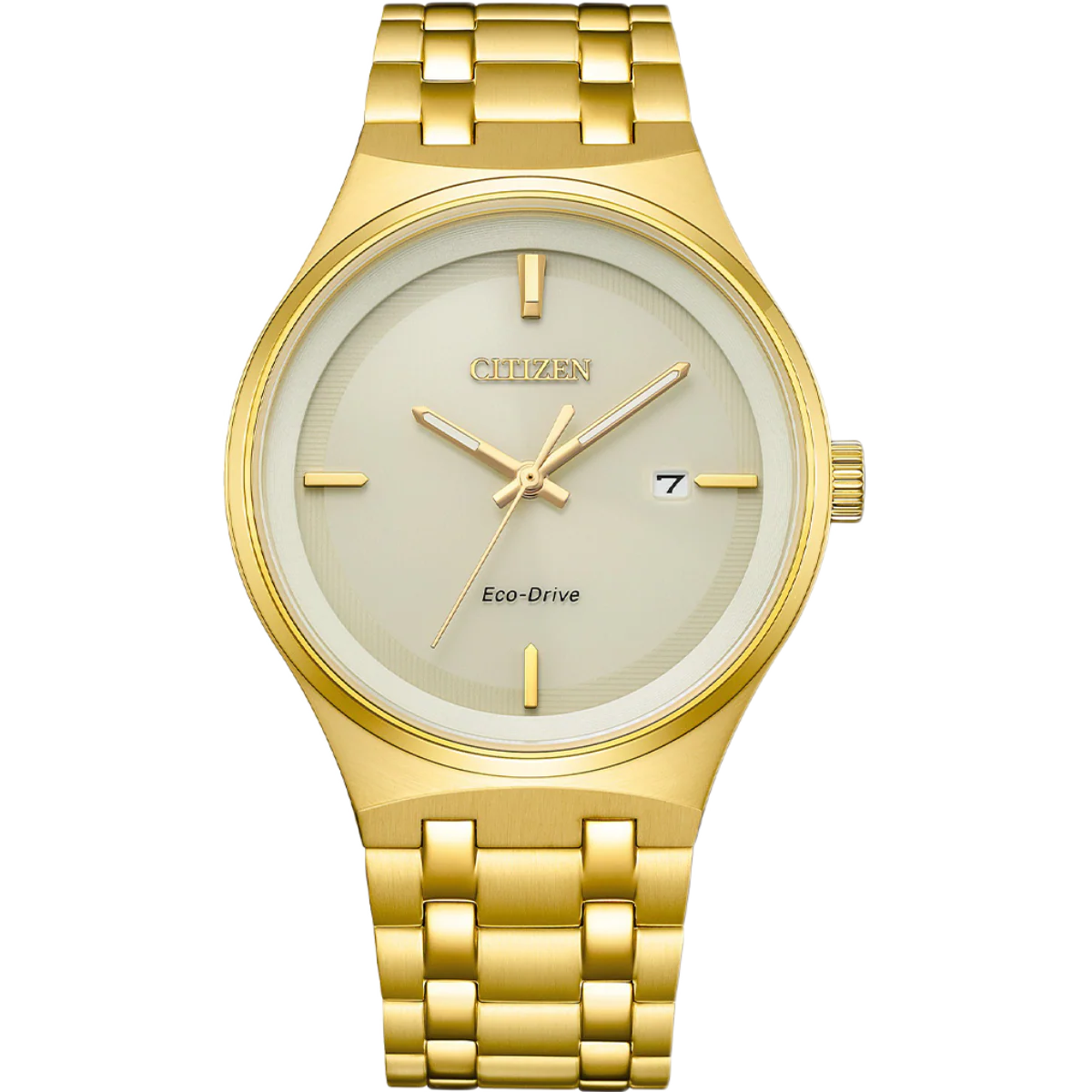 Citizen Axiom Eco-Drive Champagne Dial Analog Men's Watch BM7652-52P