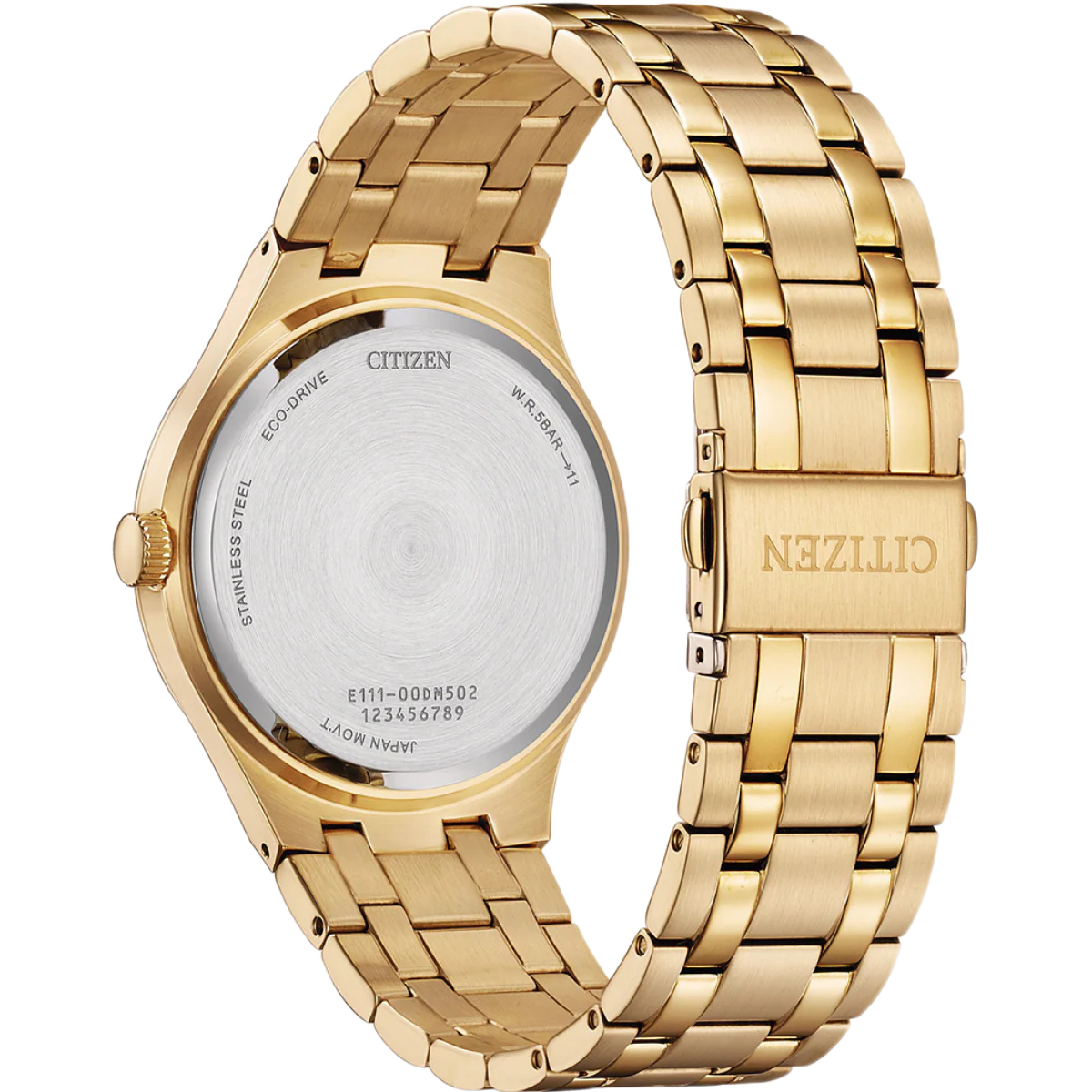 Citizen Axiom Eco-Drive Champagne Dial Analog Men's Watch BM7653-50Q - Image 2