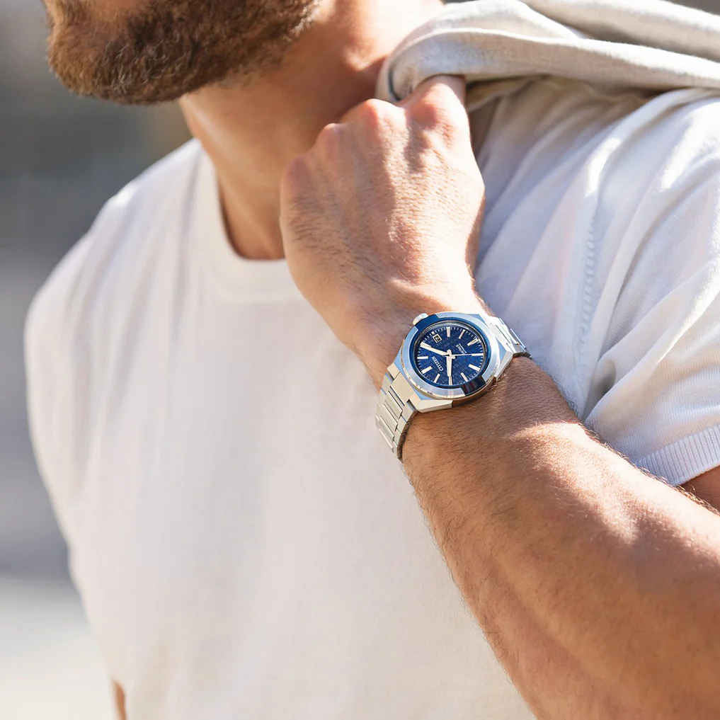 Citizen Mechanical Series 8 870 Blue Dial Automatic Men's Watch - NA1037-53L - Image 3