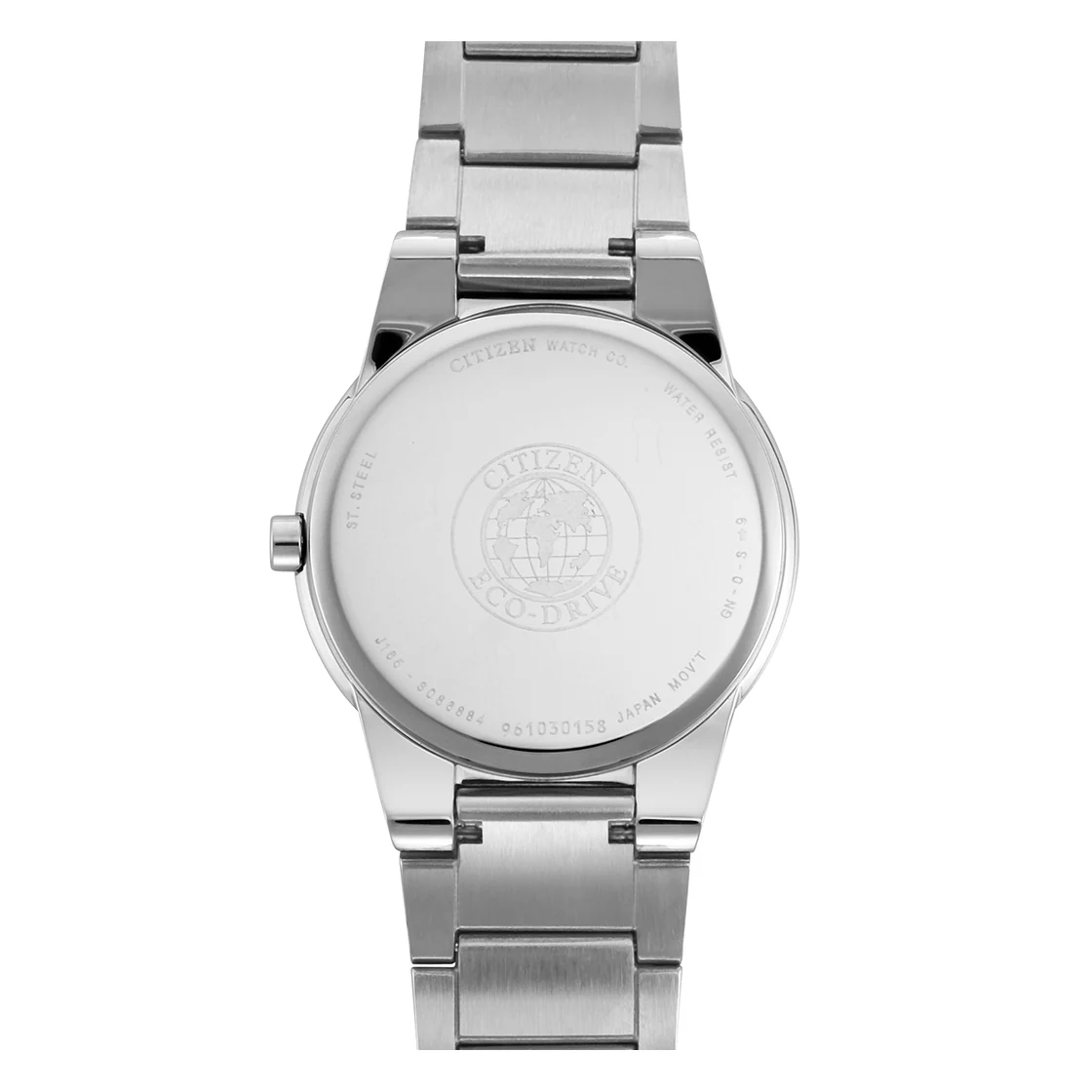 Citizen Eco-Drive Axiom Black Dial Stainless Steel Bracelet Men's Watch - AU1060-51E - Image 4