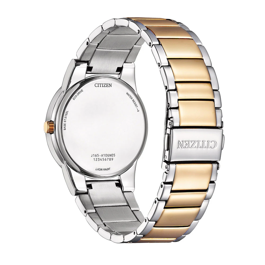 Citizen Eco-Drive Axiom White Dial Stainless Steel Bracelet Men's Watch - AU1064-85A - Image 3