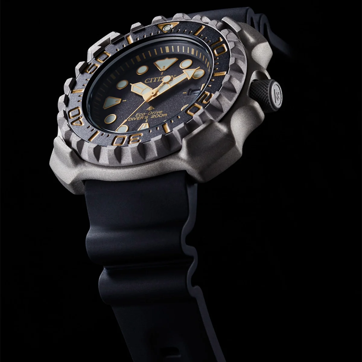 Citizen Eco-Drive Black Dial Analog Polyurethane Men Watch - BN0220-16E - Image 2