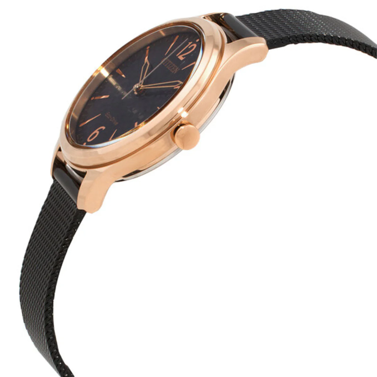 Citizen Eco-Drive Black Round Dial Analog Women's Watch EM0509-87E - Image 2