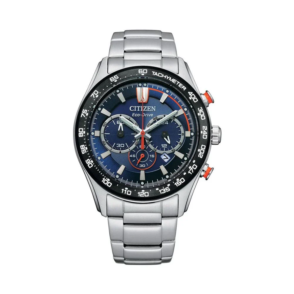 Citizen Eco-Drive Blue Dial Analog Chronograph Men's Watch CA4486-82L