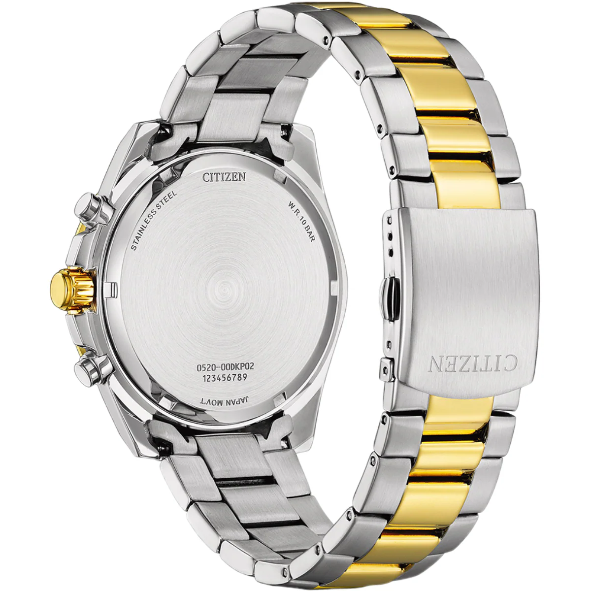 CITIZEN Green AQ Chronograph Stainless Steel Mens Watch - AN8234-58X - Image 2
