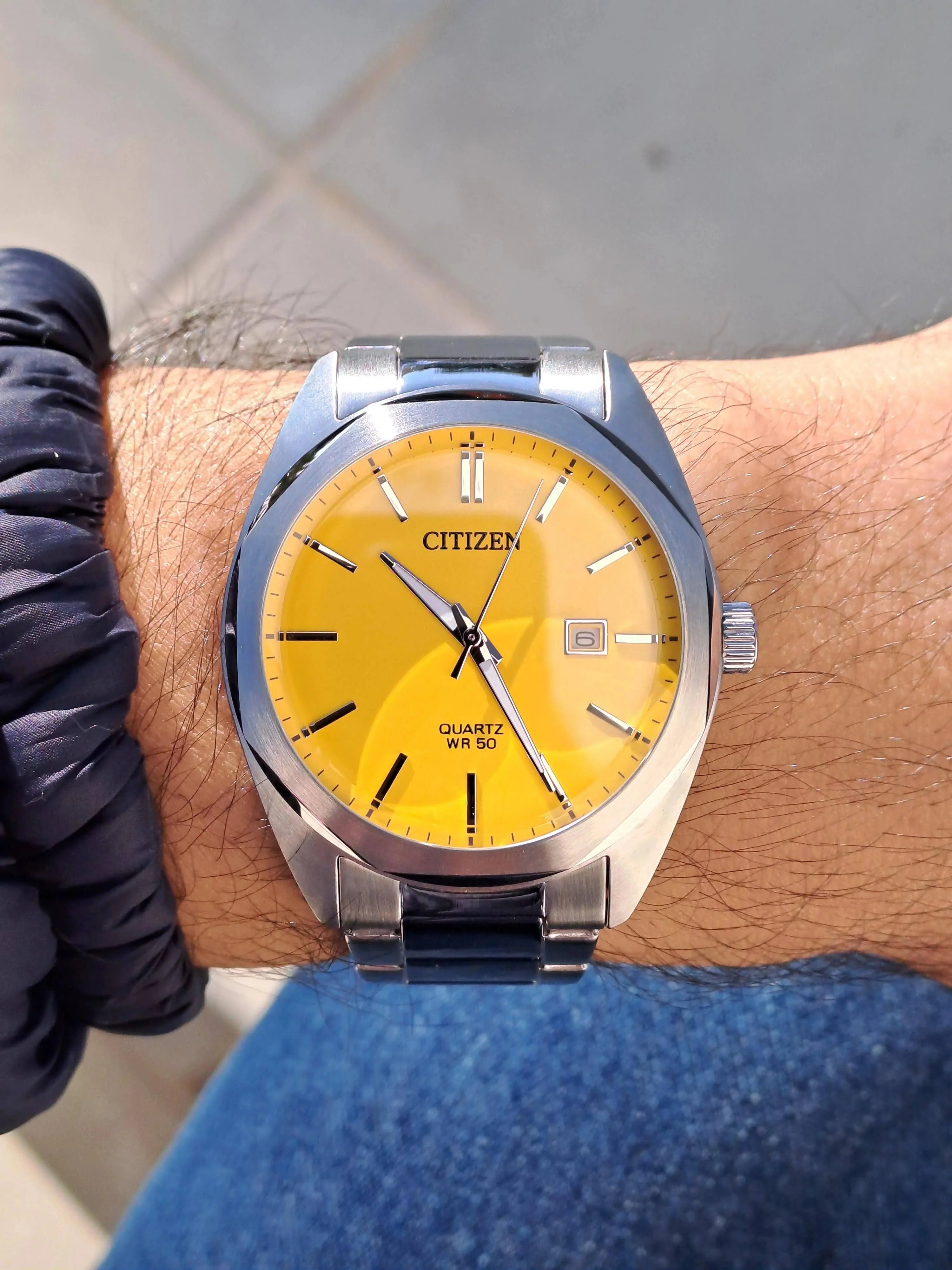CITIZEN Hyperion Round Yellow Dial Men Watch BI5110-54Z - Image 7