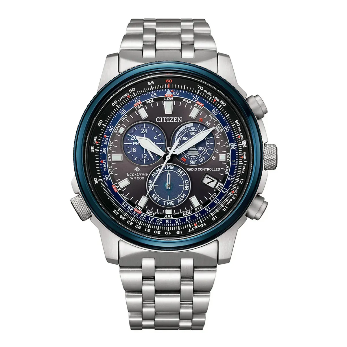 Citizen Promaster Eco-Drive Black Dial Chronograph Men's Watch CB5866-55E