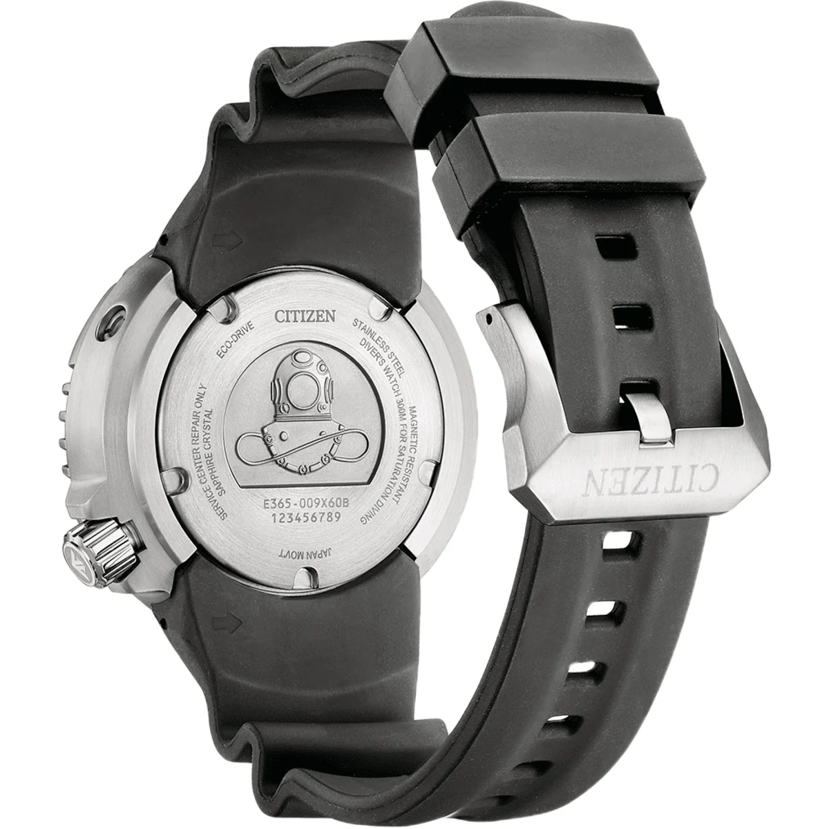 Citizen Promaster Eco-Drive Blue Dial Rubber Strap Men's Watch BN1025-08L - Image 2