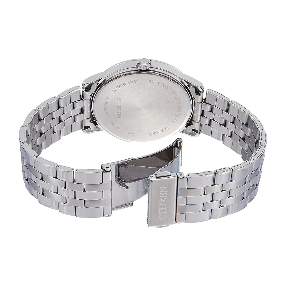 Citizen Quartz White Round Dial Analog Men's Watch BI5030-51A - Image 3