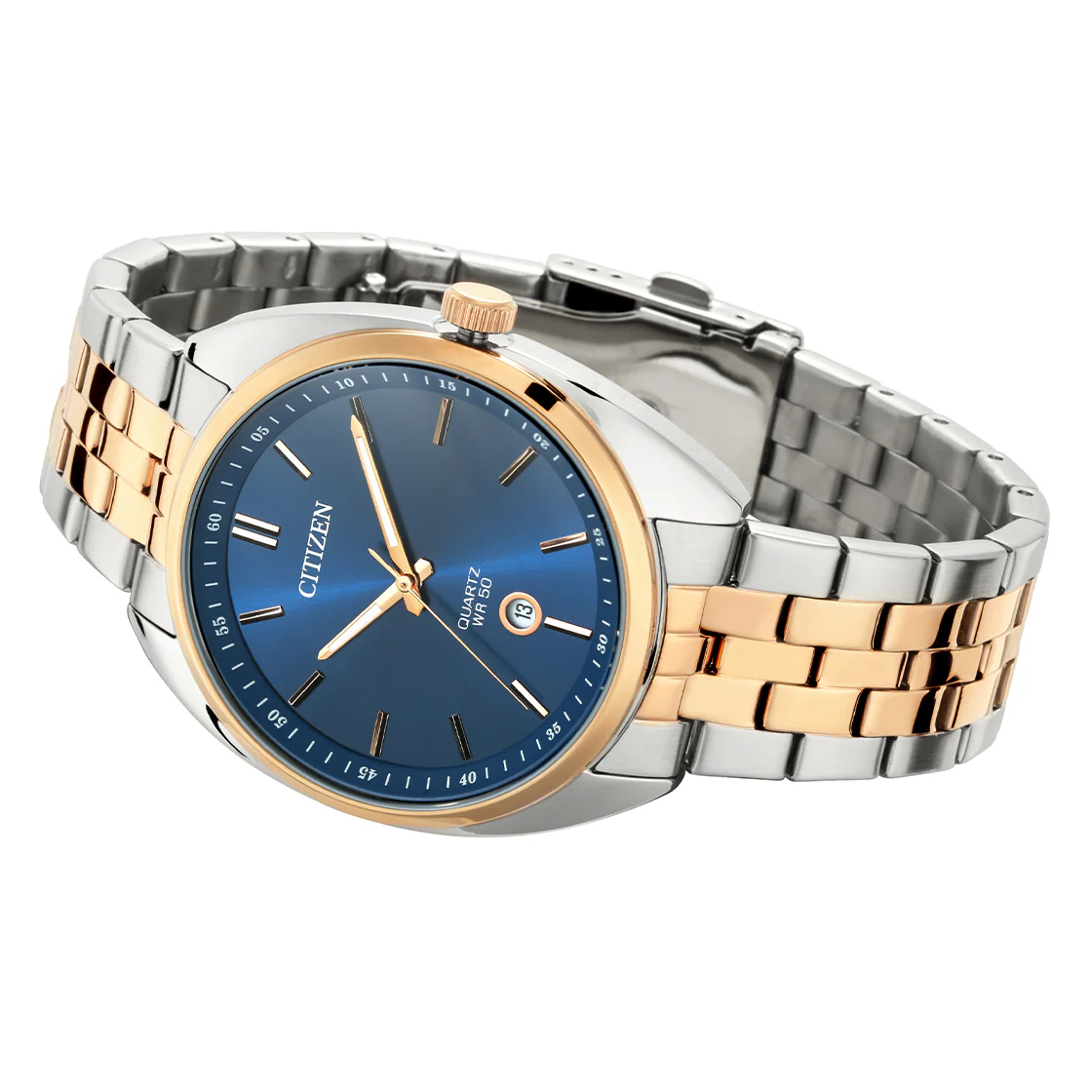 Citizen X Quartz Blue Dial Two-tone Men's Watch - BI5096-53L - Image 3