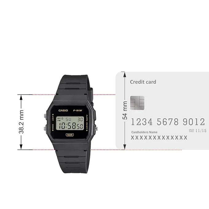 D373 Casio YOUTH F-91WB-8ADF Digital Watch (Unisex) - Image 7