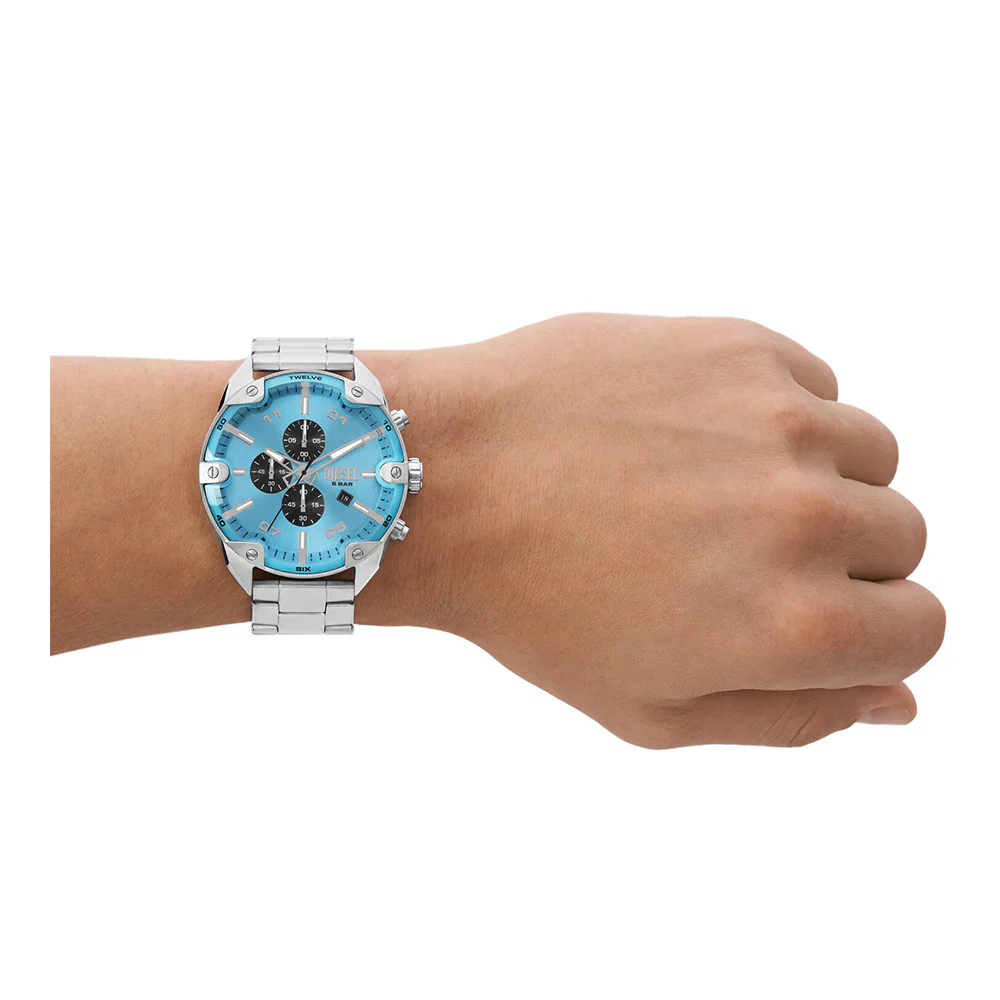 Diesel Chronograph Blue Dial Analog Men's Watch DZ4655 - Image 3