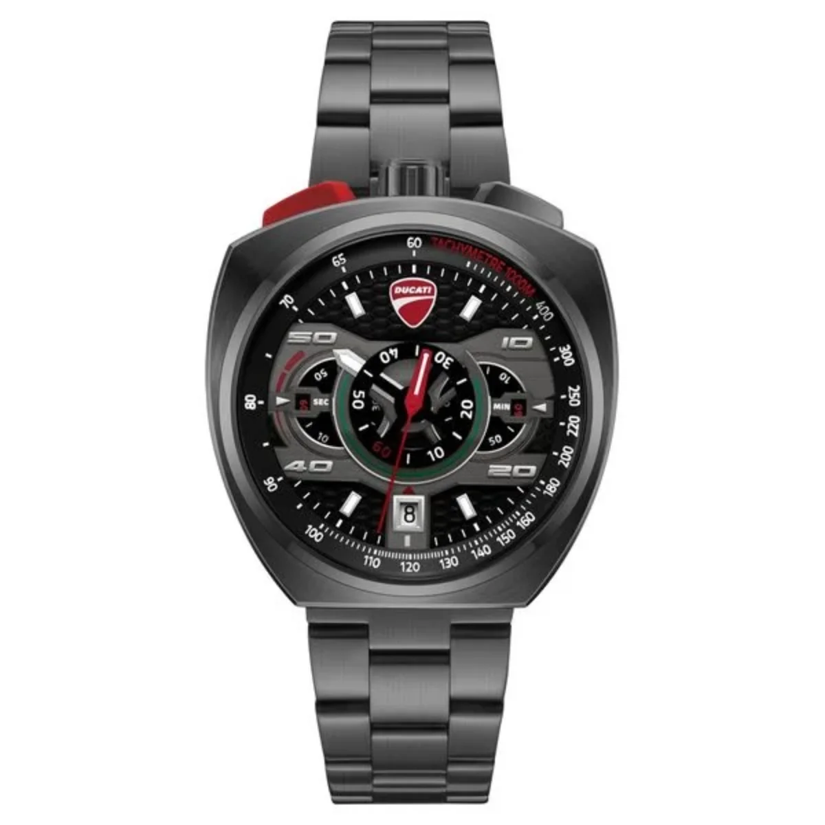 Ducati Analog Black Dial Chronograph Stainless Steel Men's Watch DTWGI0004002W