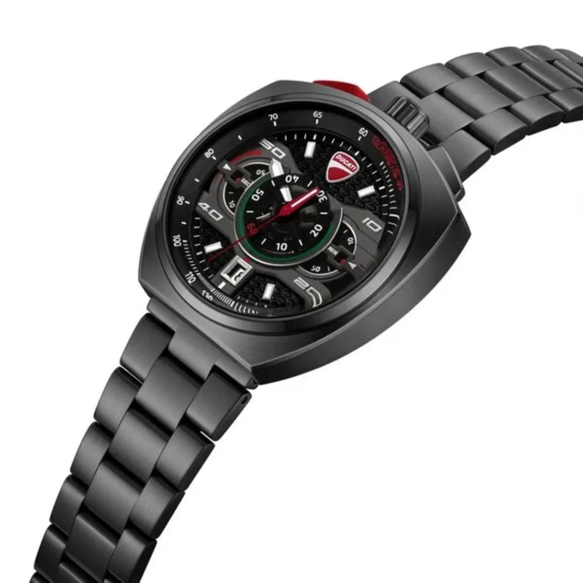 Ducati Analog Black Dial Chronograph Stainless Steel Men's Watch DTWGI0004002W - Image 2