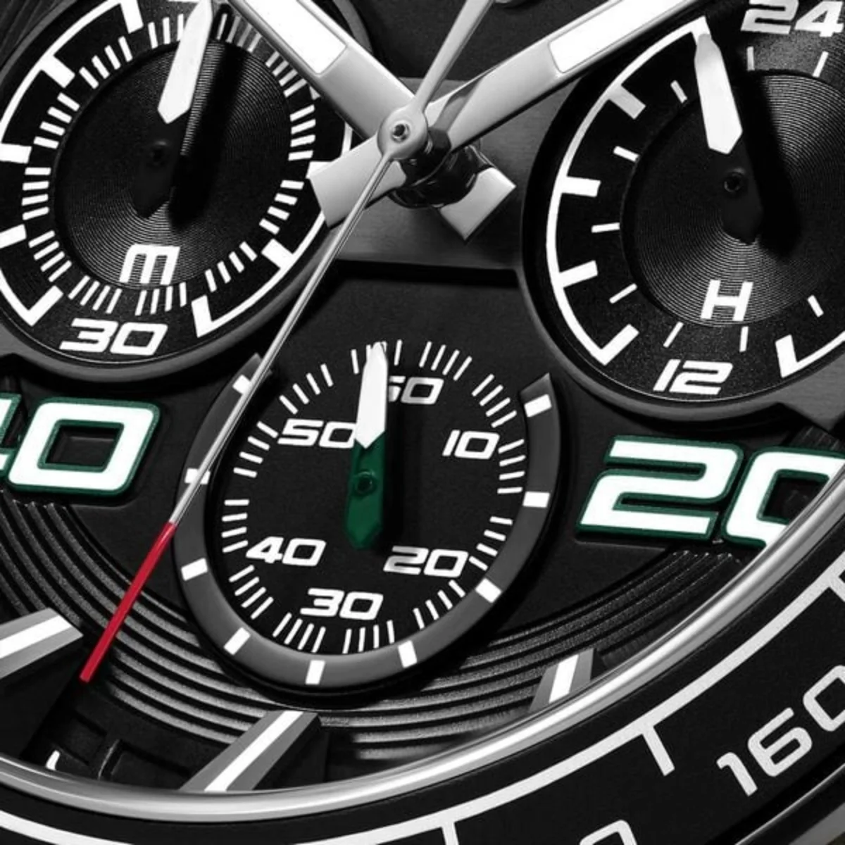Ducati Black Dial Silicone Strap Chronograph Men's Watch DTWGO0001704W - Image 4