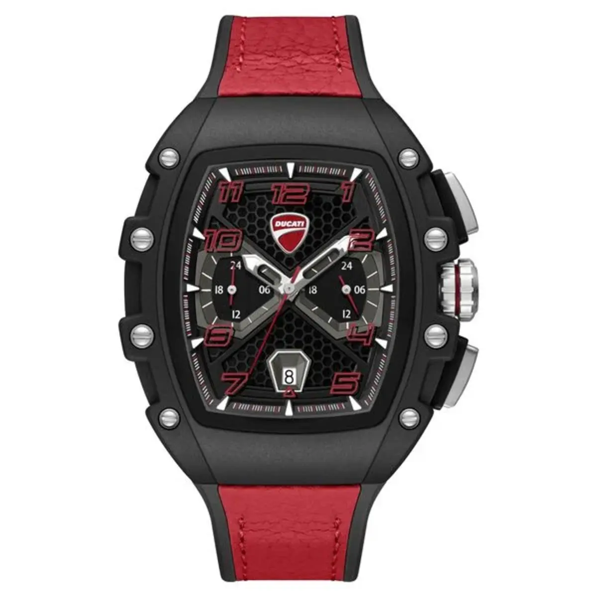 Ducati Quartz Analog Black Dial Multifunction Men's Watch DTWGC0002804W