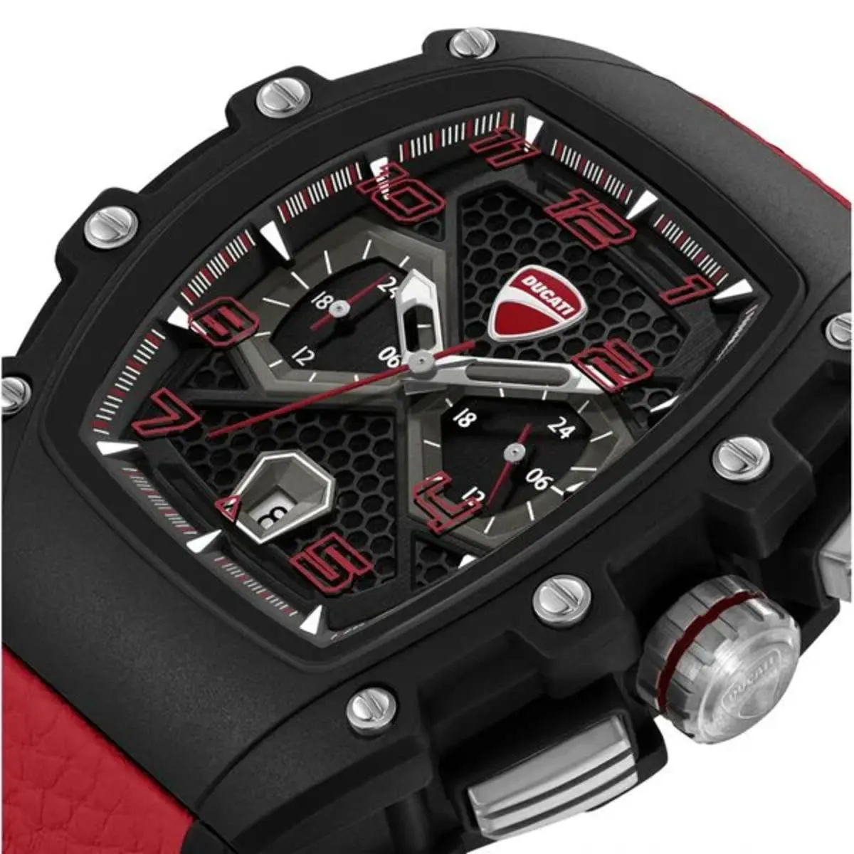 Ducati Quartz Analog Black Dial Multifunction Men's Watch DTWGC0002804W - Image 4