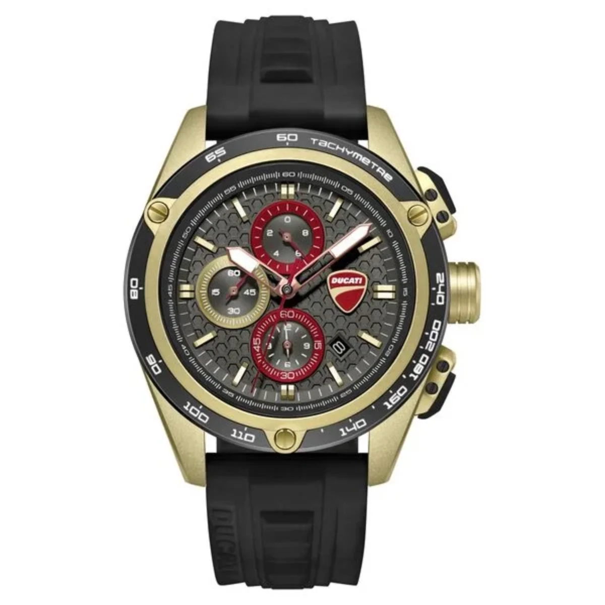 Ducati Quartz Analog Grey Dial Chronograph Men's Watch DTWGC0004303W