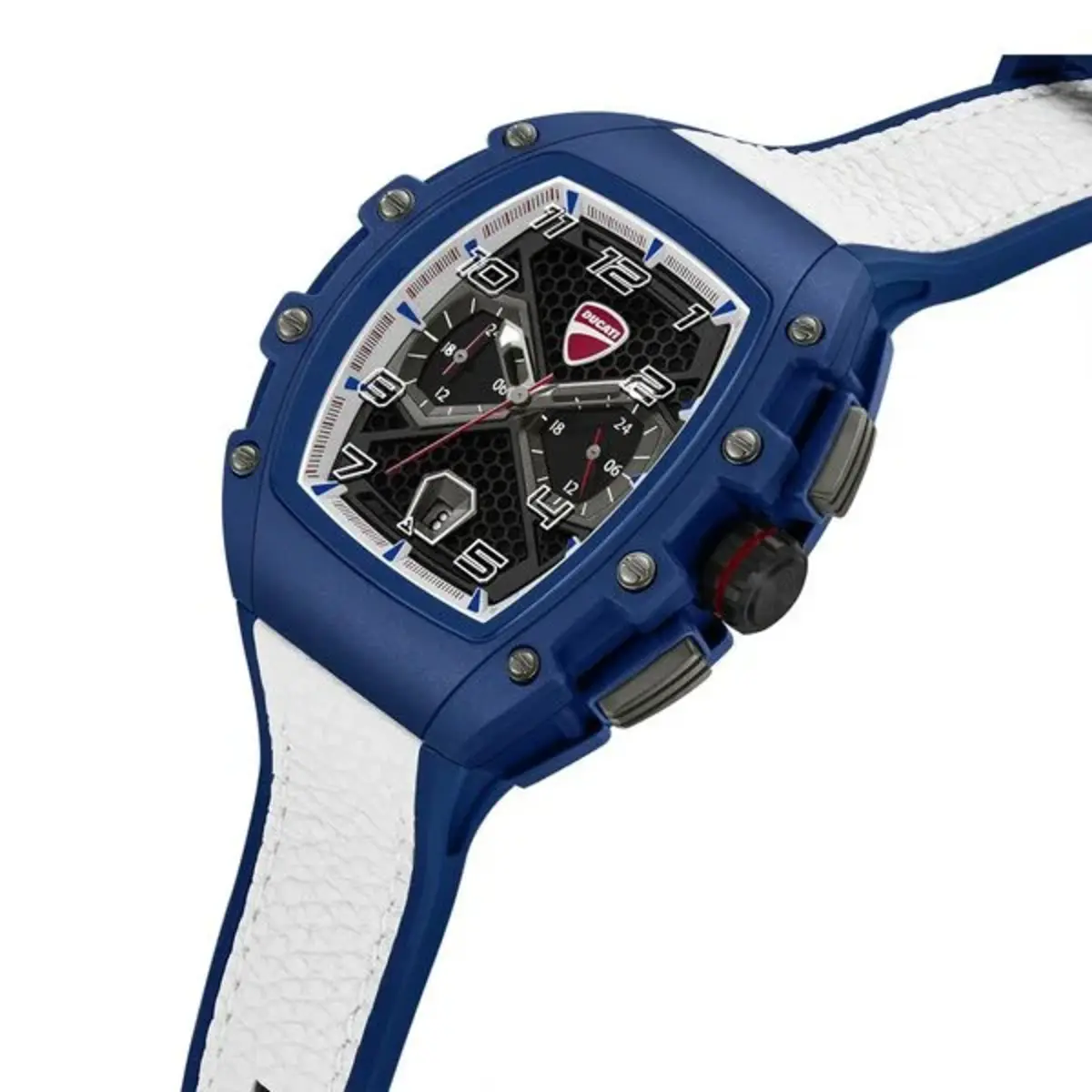 Ducati Quartz Analog Multifunction Silicone Strap Men's Watch DTWGC0002805W - Image 2